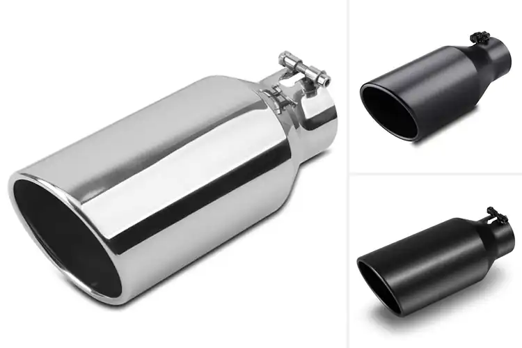 Detailed view of Best 3 Inch Inlet 5 Inch Outlet Exhaust Tip