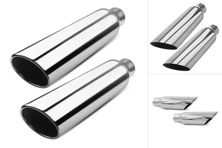 Detailed view of Best Angle Cut Exhaust Tips: Bold Style, Easy Upgrade