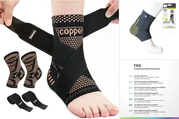 Detailed view of Best Ankle Braces for Achilles Tendonitis