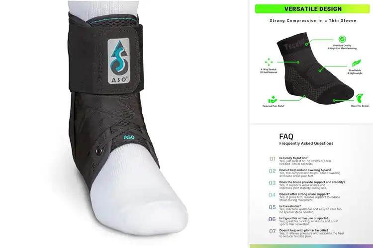 Detailed view of Best Ankle Braces for Injury Recovery