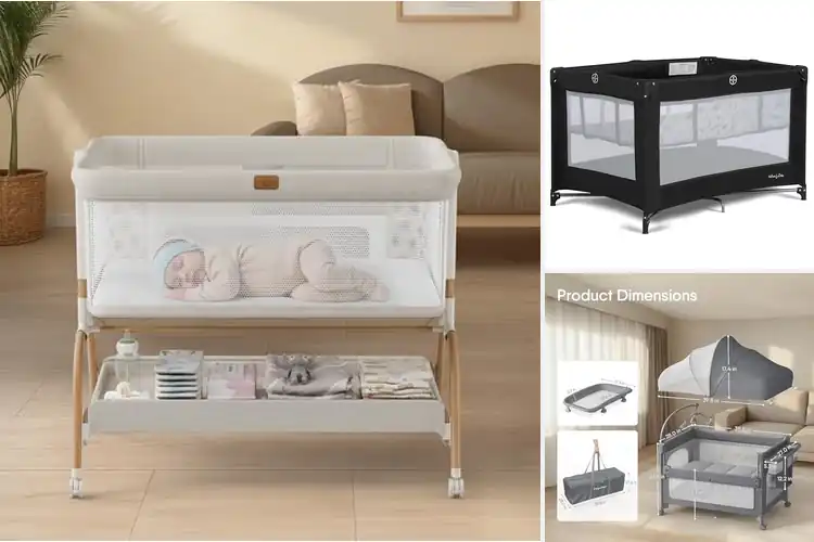 Detailed view of Best Bassinet Cribs for Safe, Cozy Sleep