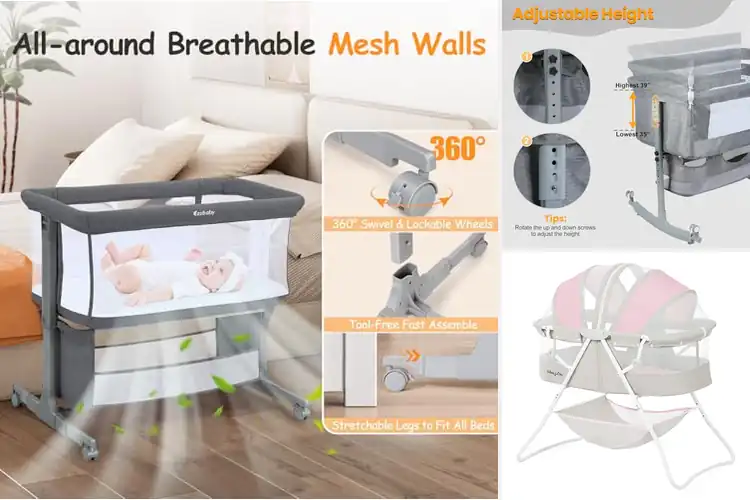 Detailed view of Best Bassinets: Top 10 Picks for Your Newborn’s Comfort