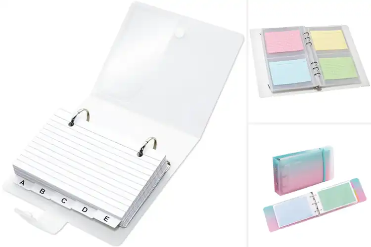 Detailed view of Best Card Binder Organization System