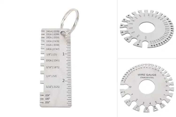 Detailed view of Best Clear Readability Weld Measurement Rulers