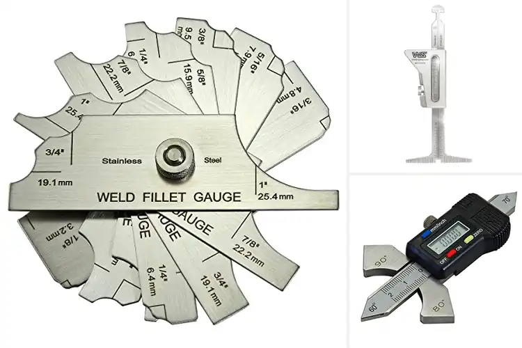 Detailed view of Best Clear Reading Weld Gauges