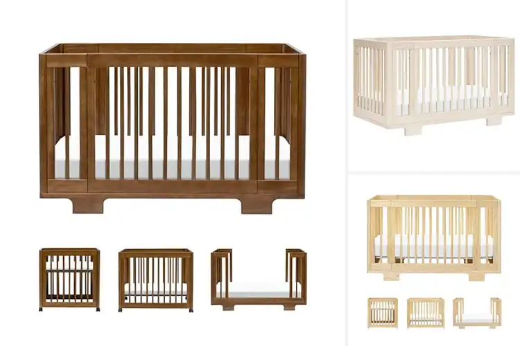 Detailed view of Best Convertible Cribs 8-In-1