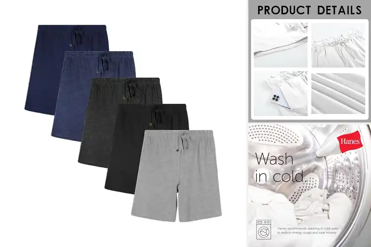 Detailed view of Best Cotton Blend Comfort Shorts