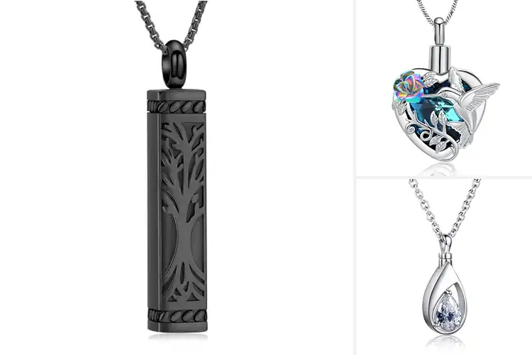 Detailed view of Best Cremation Jewelry For Ashes Keepsake