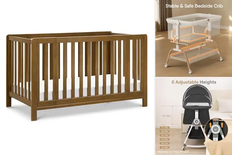Detailed view of Best Cribs With Bassinets