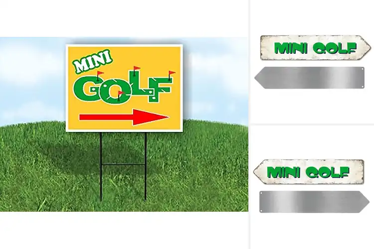 Detailed view of Best Directional Signage For Mini Golf
