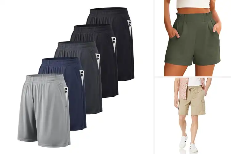 Detailed view of Best Elastic Waist Shorts