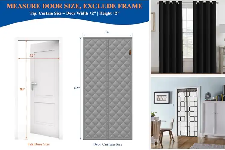 Detailed view of Best Energy-Saving Door Curtains