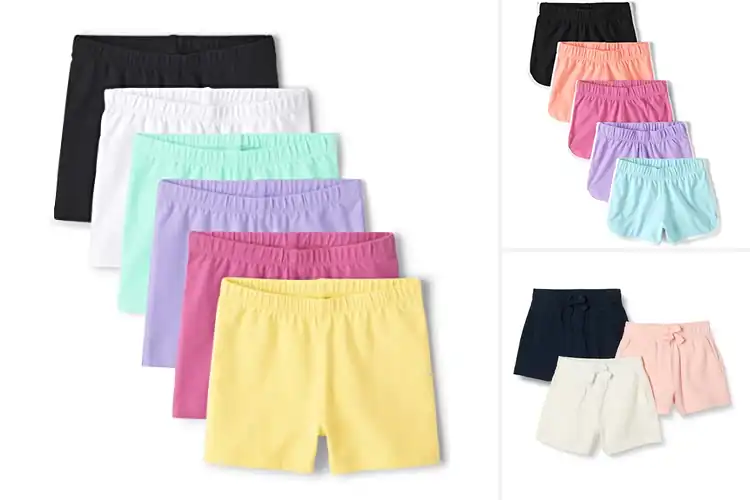 Detailed view of Best Girls Cotton Shorts: Comfy & Stylish Fun