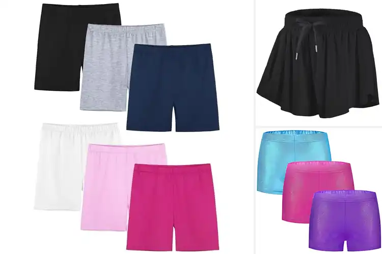 Detailed view of Best Girls Dance Shorts: Comfort & Style for Every Move