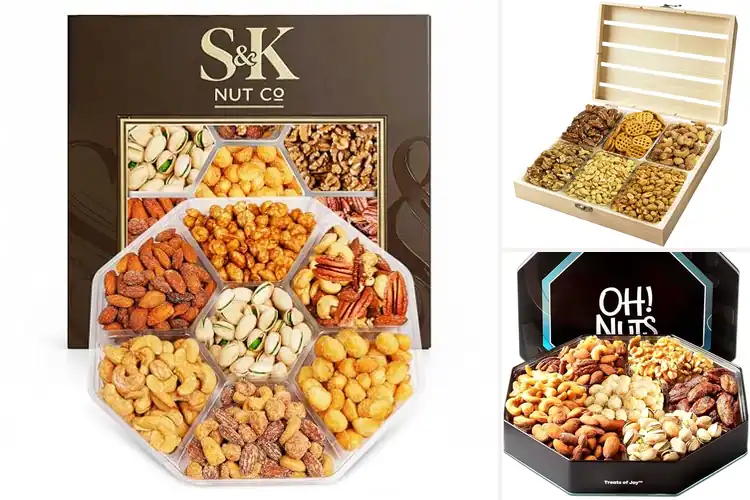 Detailed view of Best Gourmet Nut Gift Basket