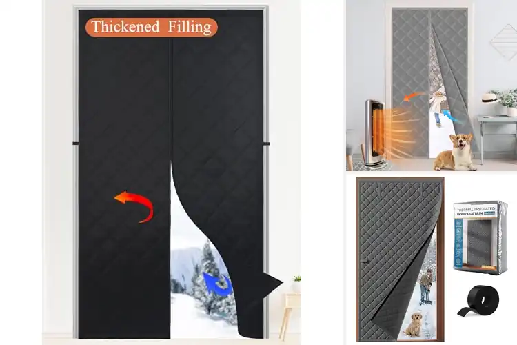 Detailed view of Best Insulated Door Covers: Top Draft & Noise Blocking Picks