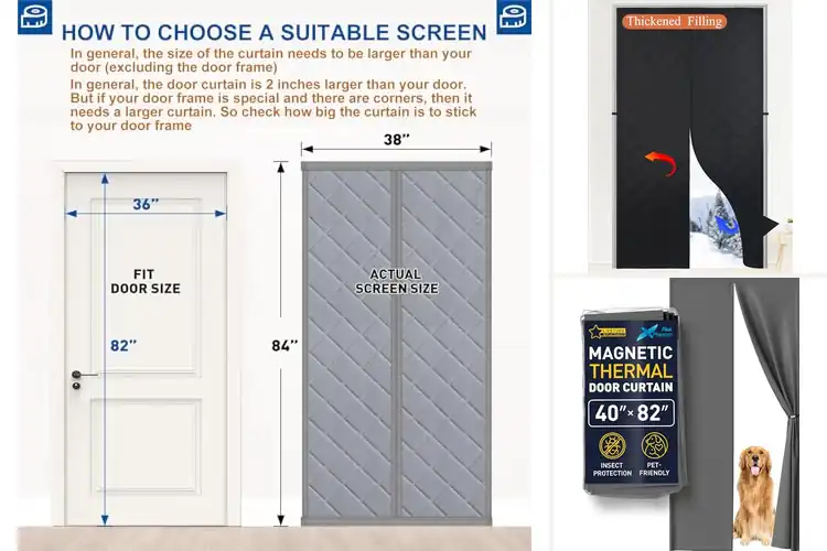 Detailed view of Best Insulated Door Curtains For Winter