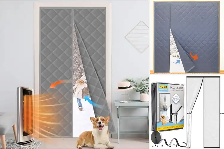 Detailed view of Best Insulated Winter Door Curtains