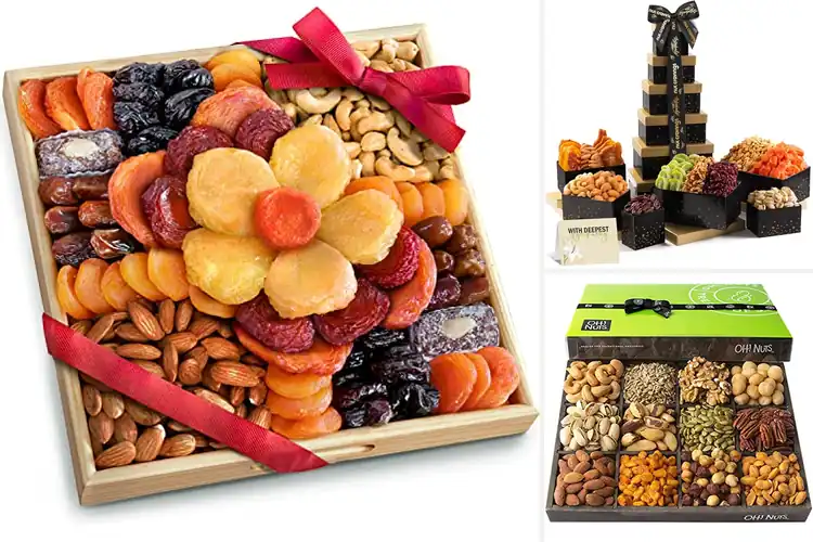 Detailed view of Best Kosher Nut Gift Basket