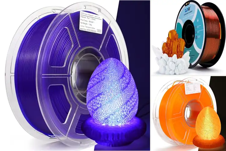 Detailed view of Best Light Transmittance Filaments