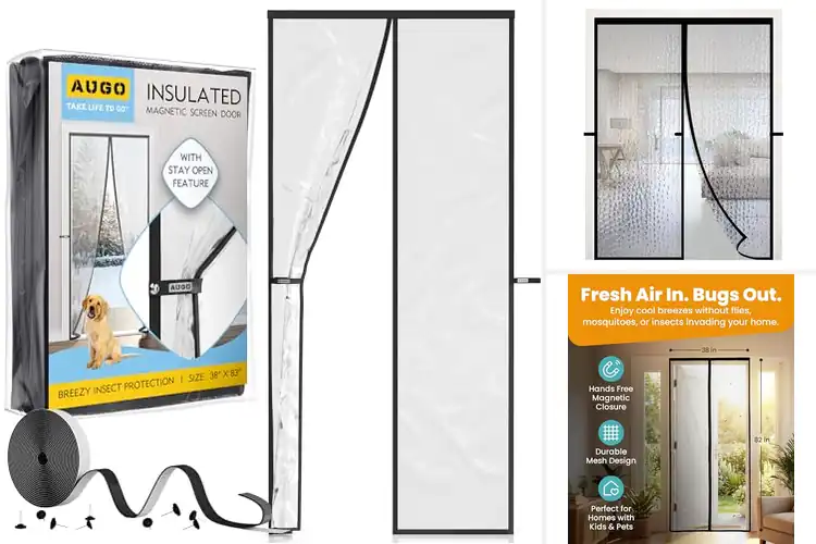 Detailed view of Best Magnetic Door Curtain Access