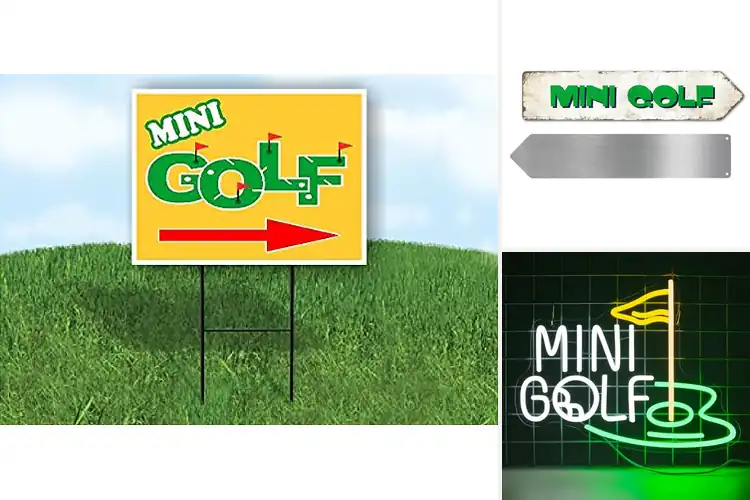 Detailed view of Best Mini Golf Signage: 10 Top Picks to Elevate Your Course