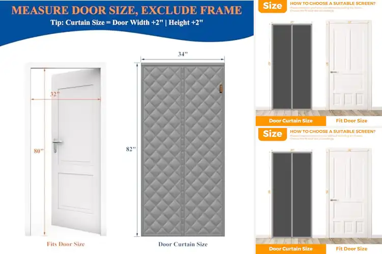 Detailed view of Best Multi Layer Oxford Fabric Door Curtains
