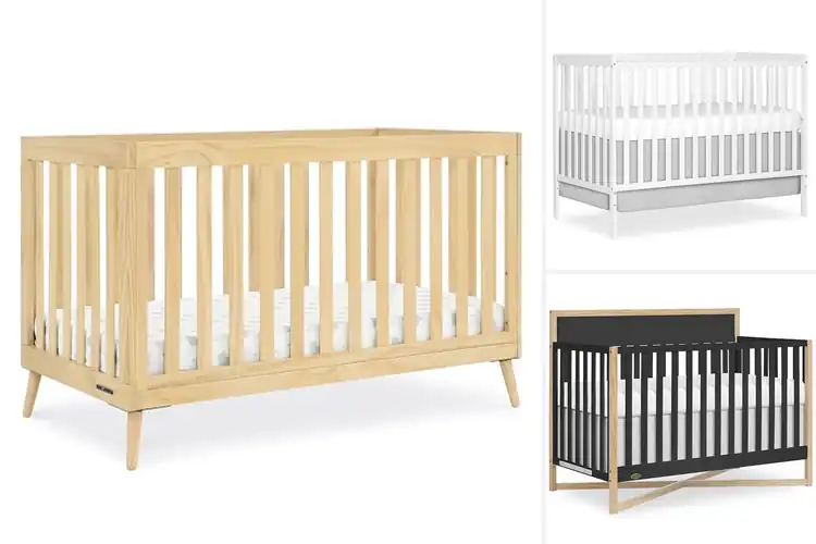 Detailed view of Best Non-Toxic Convertible Cribs