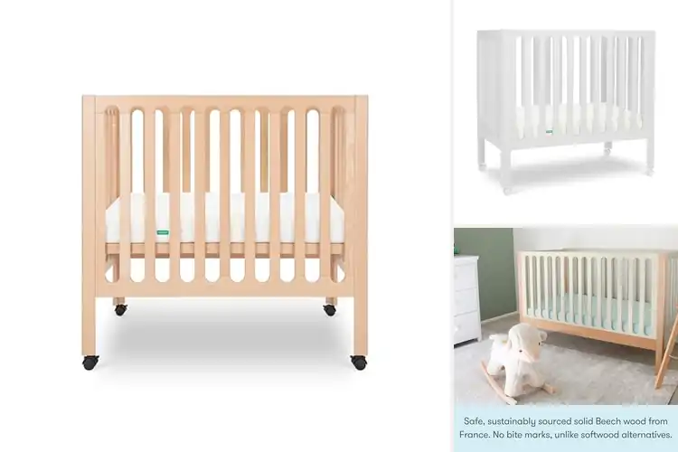 Detailed view of Best Non-Toxic Finishes Crib