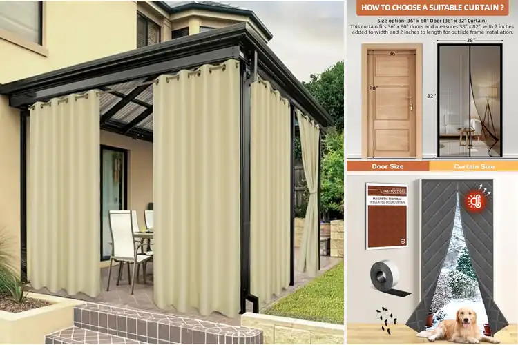 Detailed view of Best Outdoor Door Curtains: Top 10 Picks for Style & Comfort