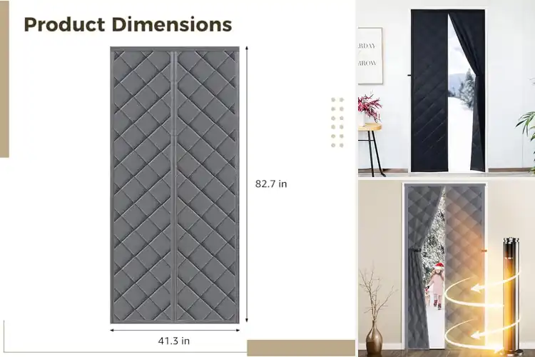 Detailed view of Best Oxford Fabric Door Curtains