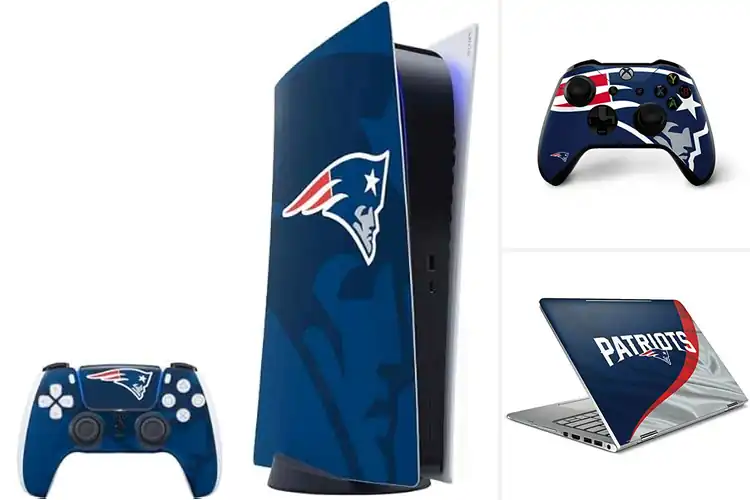 Detailed view of Best Patriots Skins: Premium NFL Vinyl for Your Devices