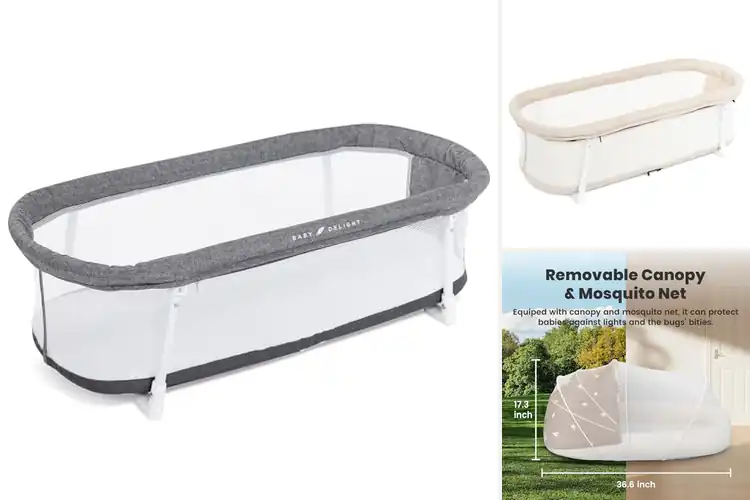 Detailed view of Best Portable Bassinet Bed