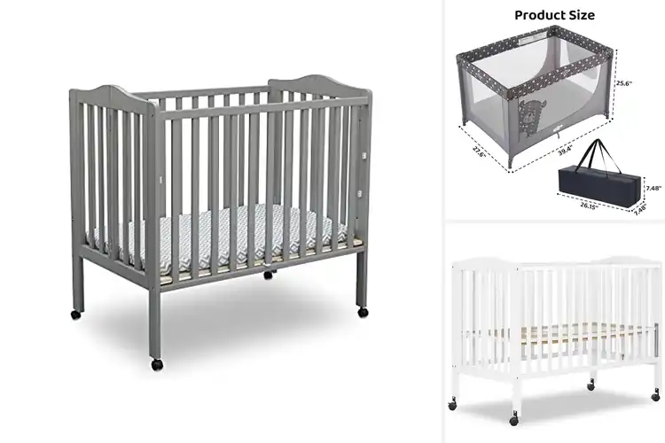 Detailed view of Best Portable Cribs