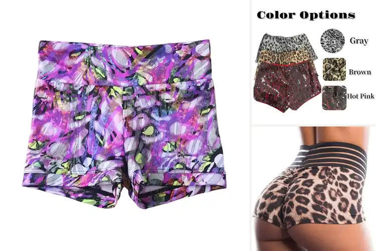 Detailed view of Best Printed Dance Shorts