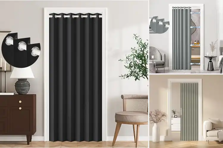 Detailed view of Best Privacy Magnetic Door Curtains