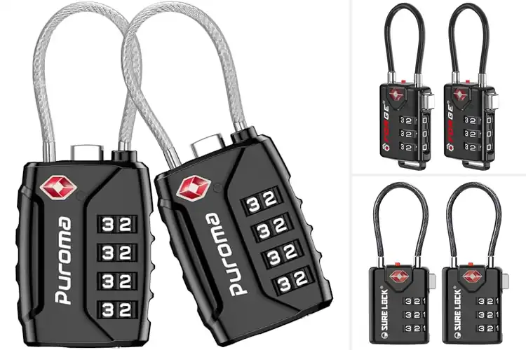 Detailed view of Best Relock Protection Luggage Locks