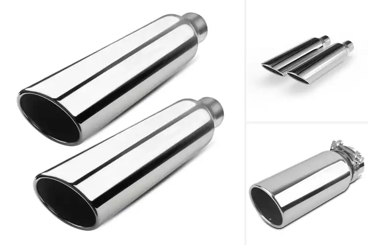 Detailed view of Best Rolled Edge Exhaust Tips
