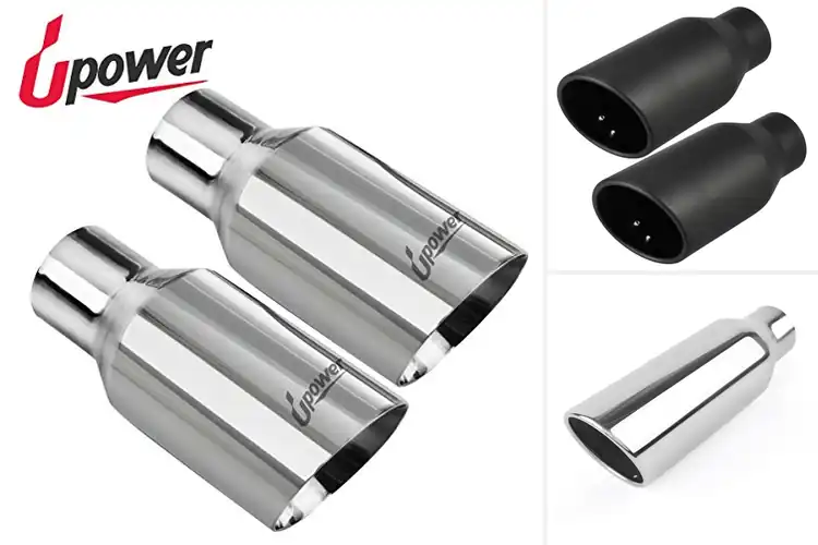 Detailed view of Best Rolled Up Exhaust Tips