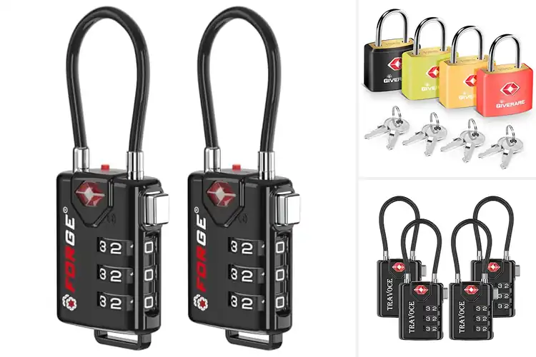 Detailed view of Best Security Luggage Locks