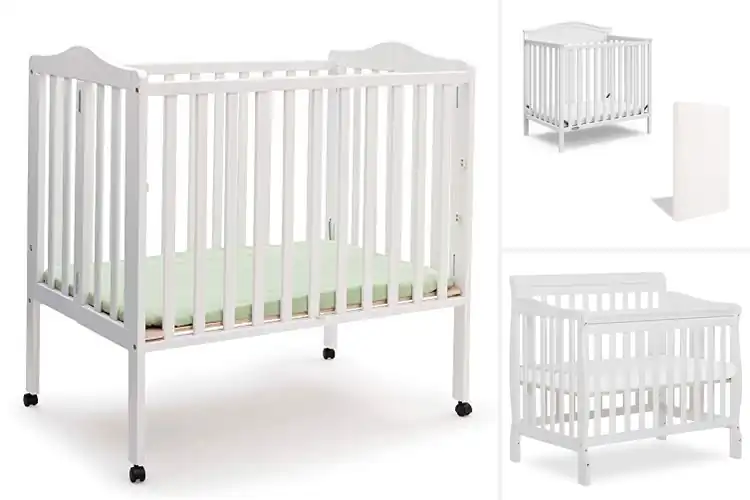 Detailed view of Best Space-Saving Baby Crib