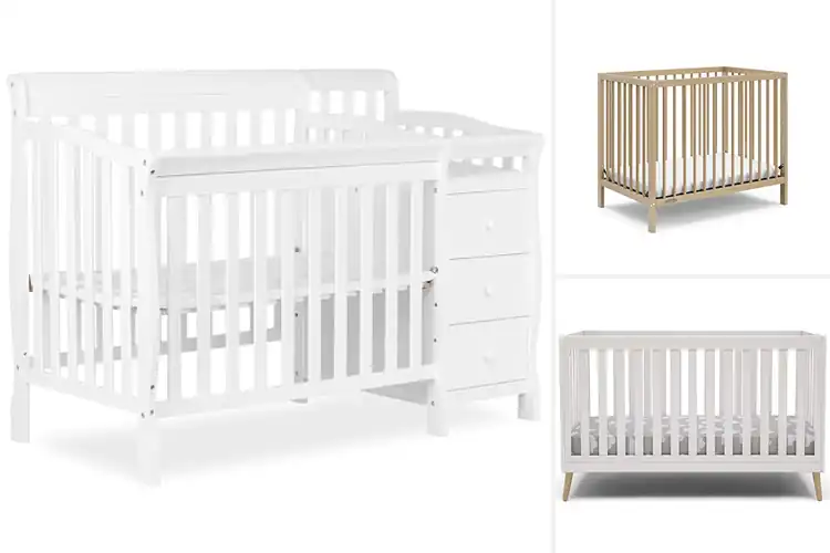 Detailed view of Best Space-Saving Convertible Crib