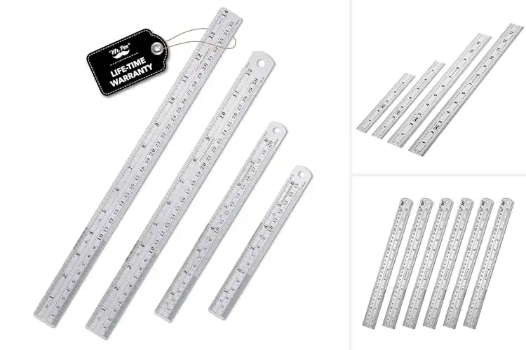 Detailed view of Best Stainless Steel Rulers