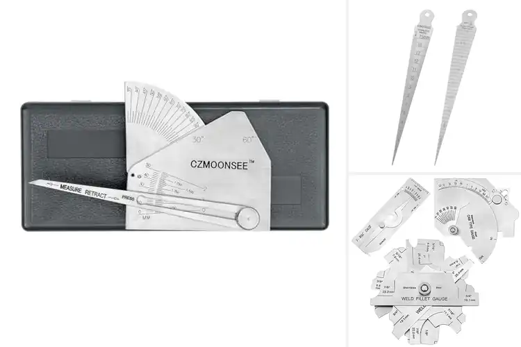 Detailed view of Best Stainless Steel Welding Rulers