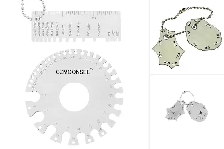 Detailed view of Best Two Piece Design Weld Gauge For Versatility