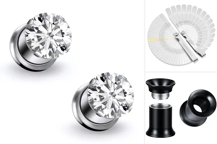 Detailed view of Best Two-Piece Gauges: 10 Stylish Picks to Elevate Your Look