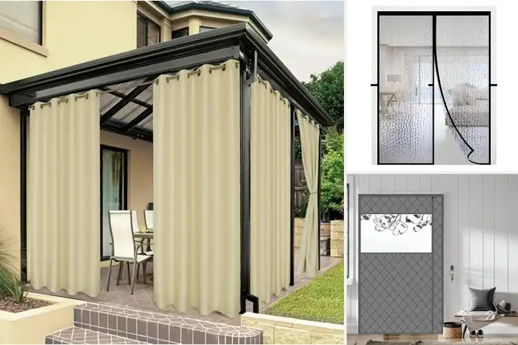 Detailed view of Best Waterproof Door Curtains: Stay Dry, Cozy & Stylish