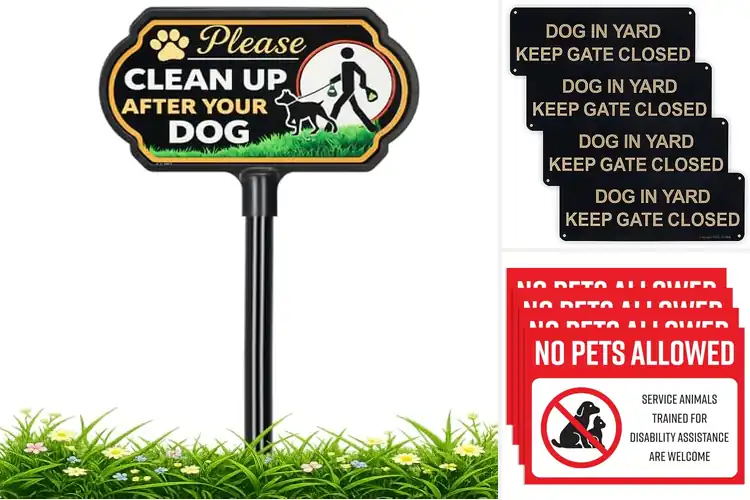 Detailed view of Best Weatherproof Pet Signs