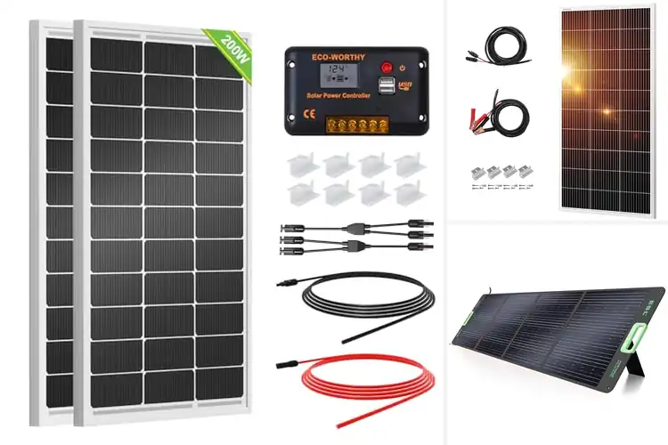 Detailed view of Best Weatherproof Solar Panels
