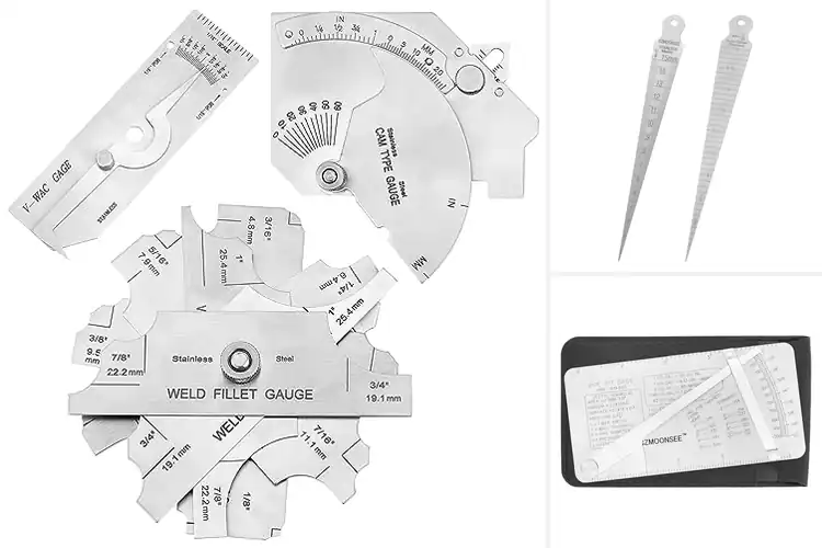 Detailed view of Best Welding Measurement Rulers